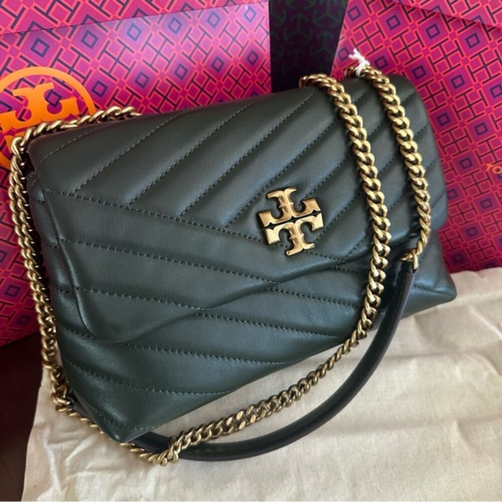 New Tory burch SMALL KIRA CHEVRON CONVERTIBLE SHOULDER BAG
